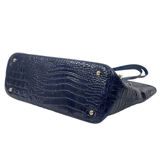 Brahmin Medium Asher Melbourne Tote Bag Shoulder Bag Dark Blue *READ - Picture 4 of 10